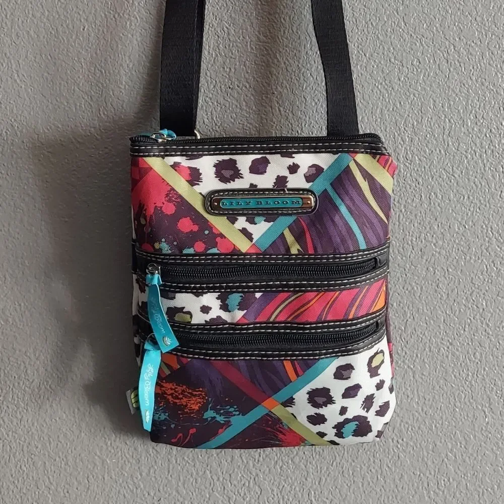 Lily Bloom Vibrant Multi-Color Crossbody Bag